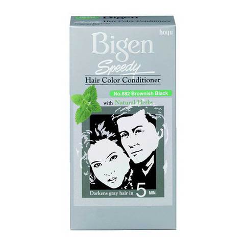 Buy Bigen Speedy Hair Color Conditioner Brownish Black 882 in Saudi Arabia