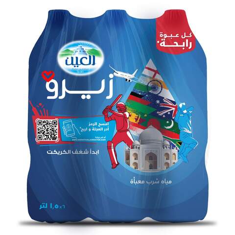 Al Ain Zero Sodium Drinking Water 1.5L Pack of 6