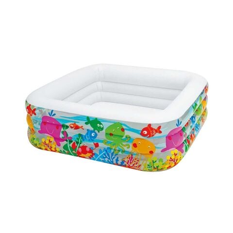 Intex Deluxe Clearview Pool Multicolour 159x159x50cm