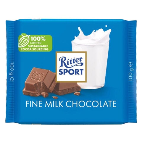 Ritter Sport Fine Milk Chocolate 100g
