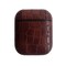 COOLBABY Case For Apple AirPods Leather Brown Wireless Bluetooth Earphone Protector Cases For Apple Earpods PU Leather Cases Brown