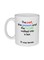 muGGyz Lion King Printed Ceramic Mug White/Brown/Red 8x9.5x8centimeter