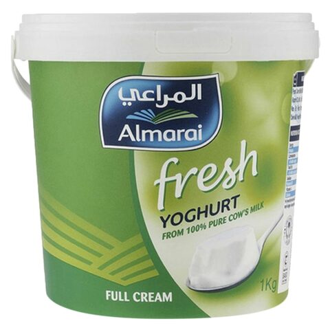 Buy Almarai Full Fat Plain Yoghurt 1kg Online - Shop Fresh Food on ...