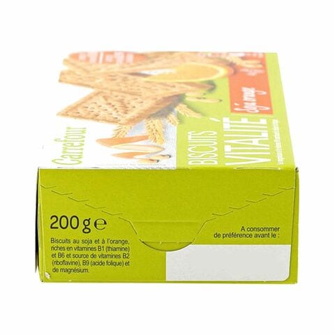 Carrefour Orange Soy Biscuits 200g