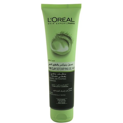 L&#39;Oreal Skin Expert Paris Pure Clay Detoxifying Gel Wash 150 Ml