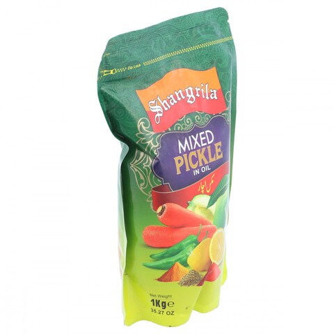 Shangrila Mixed Pickle In Oil Plastic Pouch 1 kg