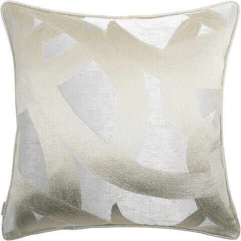 Metallic best sale silver pillow