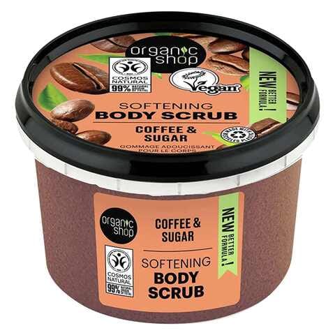 Organic Shop Coffee And Sugar Softening Body Scrub Brown 250ml