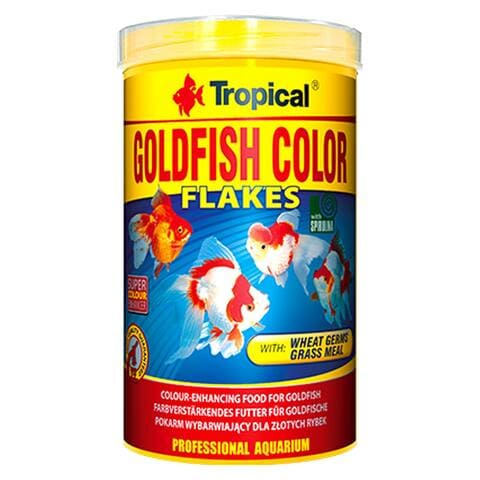 Tropical Goldfish Colour Flakes Fish Food 250ml