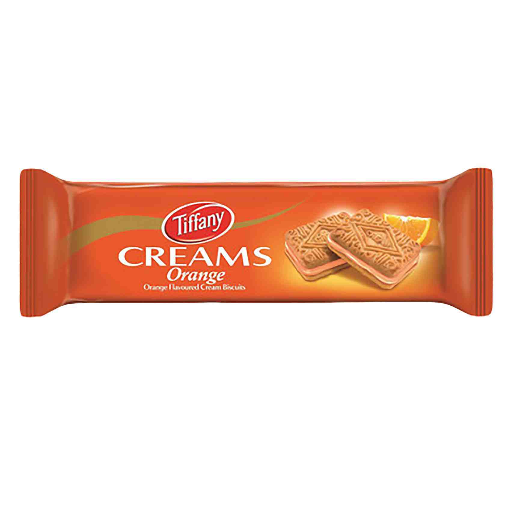 Buy Tiffany Orange Cream Biscuits 90g Online Shop Food Cupboard on