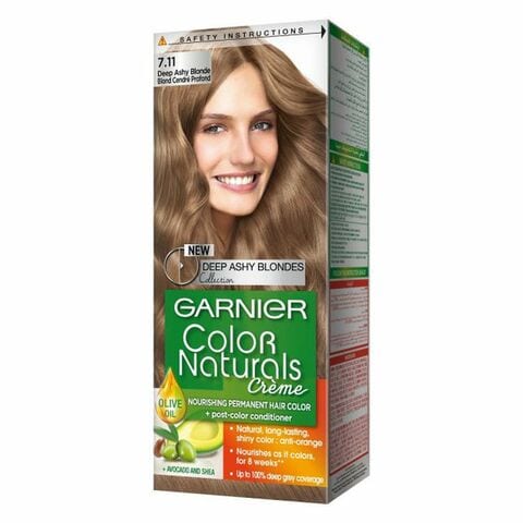 Garnier Color Naturals Creme Hair Colour 7.11 Deep Ashy Blonde 100ml