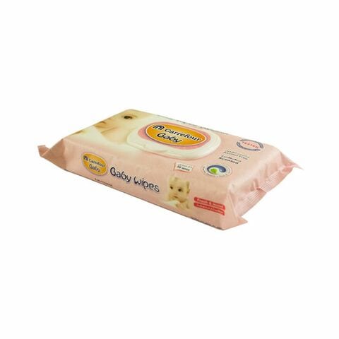 Carrefour Scented Baby Wipes With Aloe Vera 56 Wipes