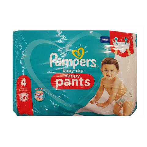 Pampers Baby Dry Size 4+ (10 - 16 kg) Nappies 62 pk