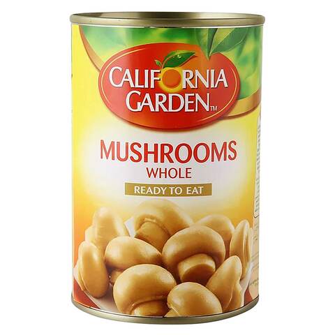 California Garden Ready To Eat Whole Mushrooms 425g