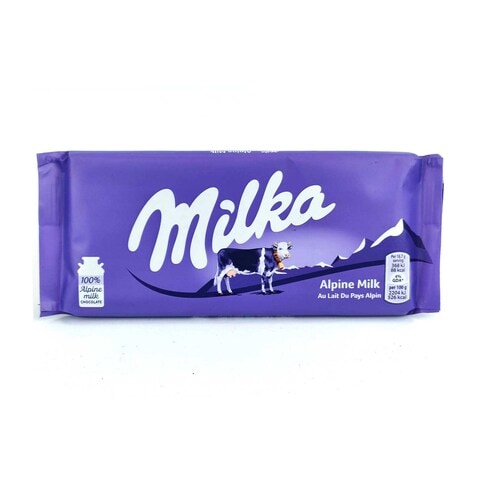 شكولاتة بحليب الباين من ميلكا - 100جم