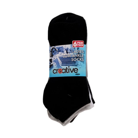 Buy Ladies Socks 6 Pieces Pack Mixed Color Free Size Online