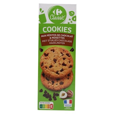Carrefour Classic Hazelnut And Chocolate Chip Cookies 200g