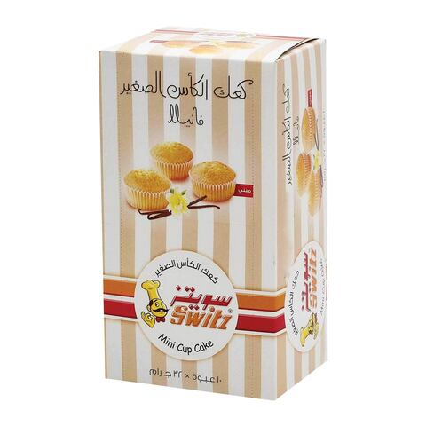 Switz mini cup cake vanilla 32 g &times; 10 packets