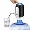 Myvision Stainless Steel Water Bottle Pump Automatic Drinking Portable Electric Universal Dispenser (5 Gallon , Black)