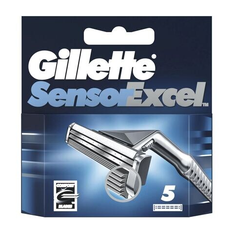 Gillette Sensor Excel Men&#39;s Razor Blades 5 PCS