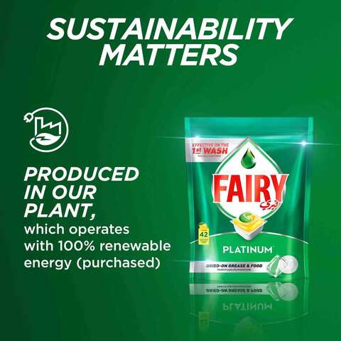Fairy Platinum Automatic Dishwasher Tablets, 16 Tablets