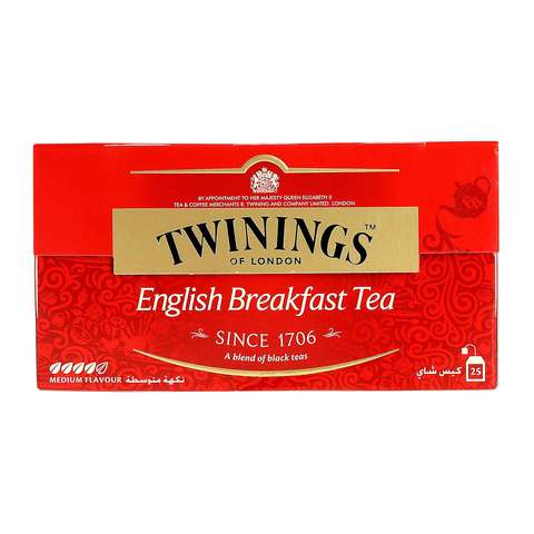 التوأمة (تويننجز) شاي إنجليزي أسود 25 كيس