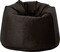 Luxe Decora Soft Suede Velvet Bean Bag With Filling (Medium, Coffee Brown)