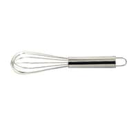 Royalford RF5621 10 inch Stainless Steel Balloon Whisk - Portable Lightweight With Handle, Ideal For Egg Frother, Milk Beater, Kitchen Utensil For Blending Whisking Beating Mixing Whipping &amp; Stirring