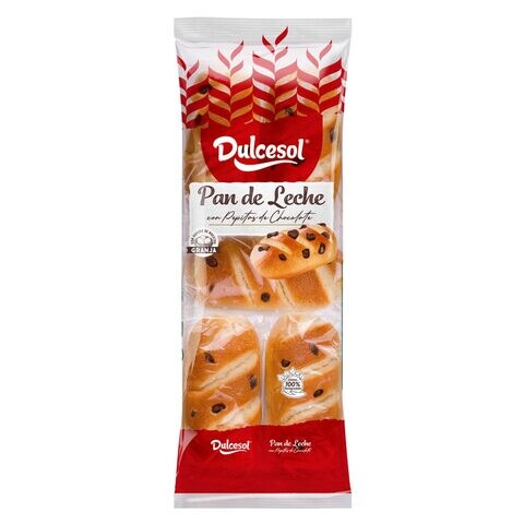 Dulcesol Brioche Milk Bread With Chocolate Chip 225g