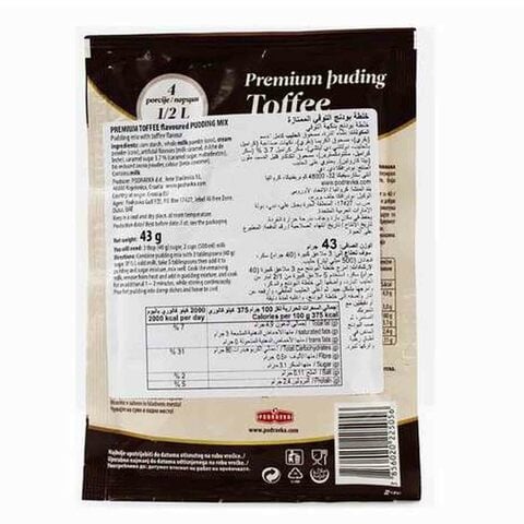 Podravka Dolcela Premium Toffee Pudding 43g