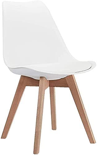 Plastic chair with deals cushion