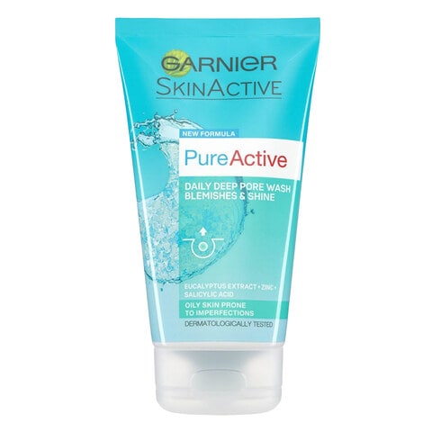 Garnier SkinActive Daily Deep Pore Face Wash 150ml