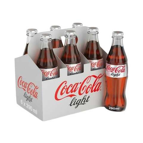 Buy Coca-Cola Light Carbonated Soft Drink Non-Returnable Bottle 290ml ...