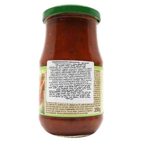 Carrefour Bio Sauce Tomato Basil 350g