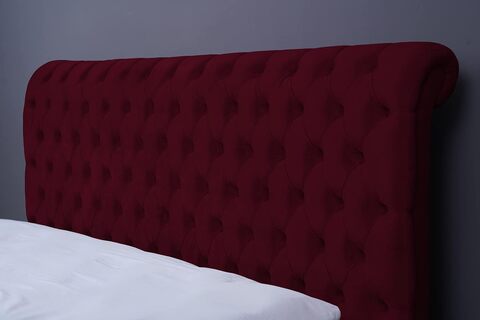 Maroon headboard deals