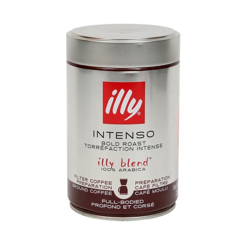 Illy Intenso Filter Bold Roast Ground Coffee 250g