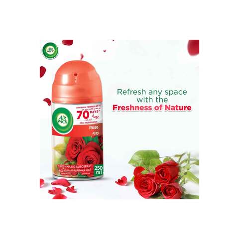 Air Wick Midnight Rose Freshmatic Autospray Air Freshener Kit, 250ml
