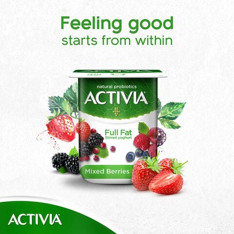 Activia Full Fat Mixed Berries Stirred Yoghurt 120g
