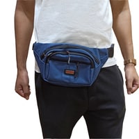 Unisex Waist Pack Shoulder Bag for Travel Blue