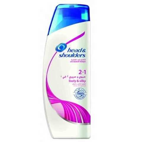 Head &amp; Shoulders Shampoo Lively And Silky 2 In 1 400 Ml