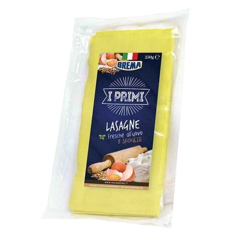 Buy Brema Lasagne Egg Pasta 250g Online | Carrefour Qatar