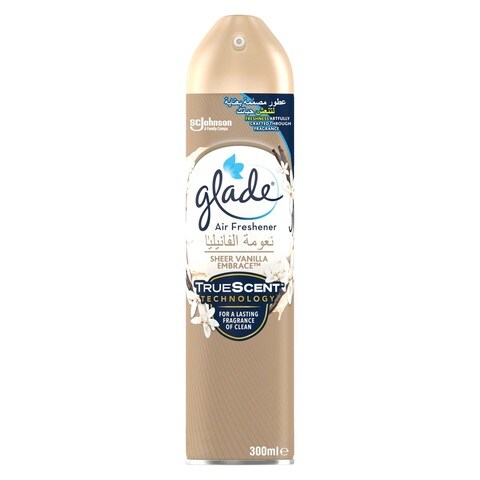 Glade Air Freshener Spray Sheer Vanilla Embrace 300ml
