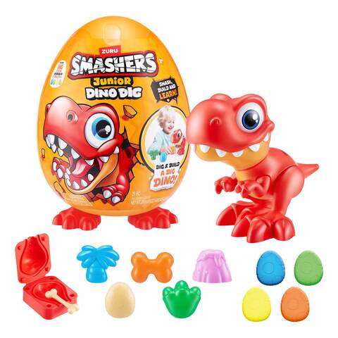 Smashers dino best sale smash rex playset