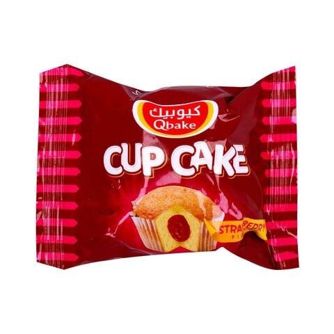 Buy Qbake Strawberry Cup Cake 30g Online