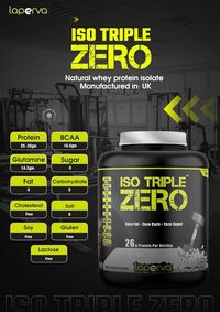 Laperva Isolated Whey Protein Powder - ISO Triple Zero - 28g Protein In 30g Serv - Zero Fat, Carbs &amp; Sugar - Protein Supplements For Weight Loss &amp; Muscle Gainer (Choco Surprise, 2 LB)