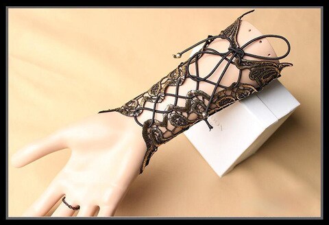Generic - long lace bracelet ring wedding jawellery