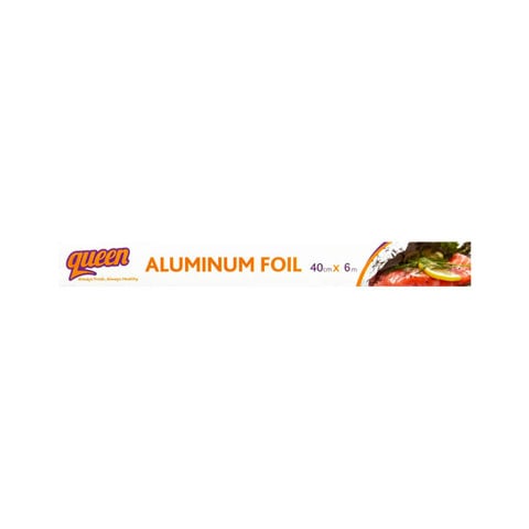 Queen Aluminum Foil Roll - 40 Cm x 6 M