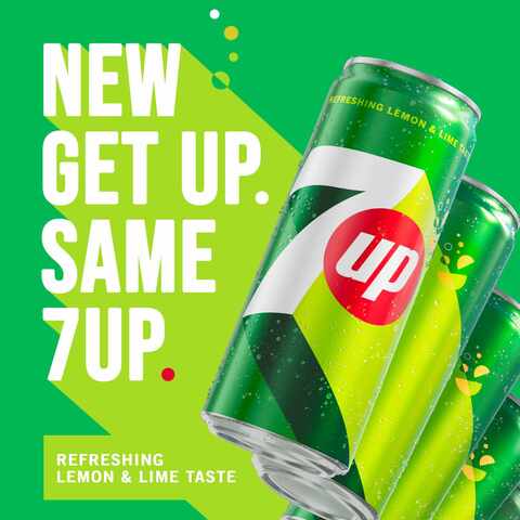 7UP Carbonated Soft Drink Cans 330ml