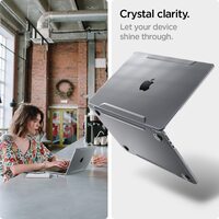 Spigen Thin Fit designed For MacBook Air M2 (2022) Case Cover 13.6 inch - Crystal Clear