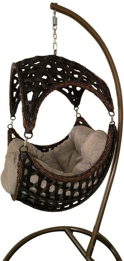 Outdoor basket swing outlet chair